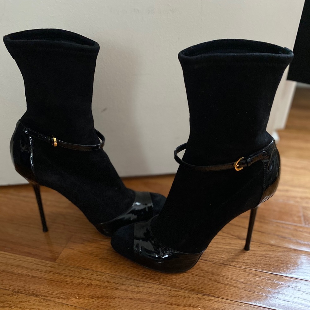 Sergio Rossi Sock Booties Size 39